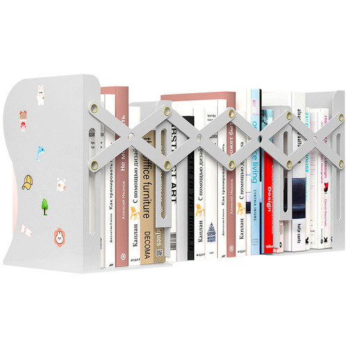 Retractable book stand desktop stationery book storage folding bookshelf office materials student books bookshelf wholesale