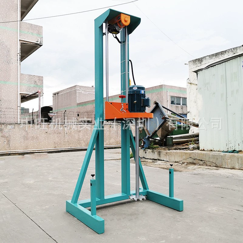 Высокоскоростная диспергирующая машина для краски и чернил мощностью 4 кВт, химический смеситель для жидкостей, смеситель для полиуретановой краски в IBC-контейнерах и бочках