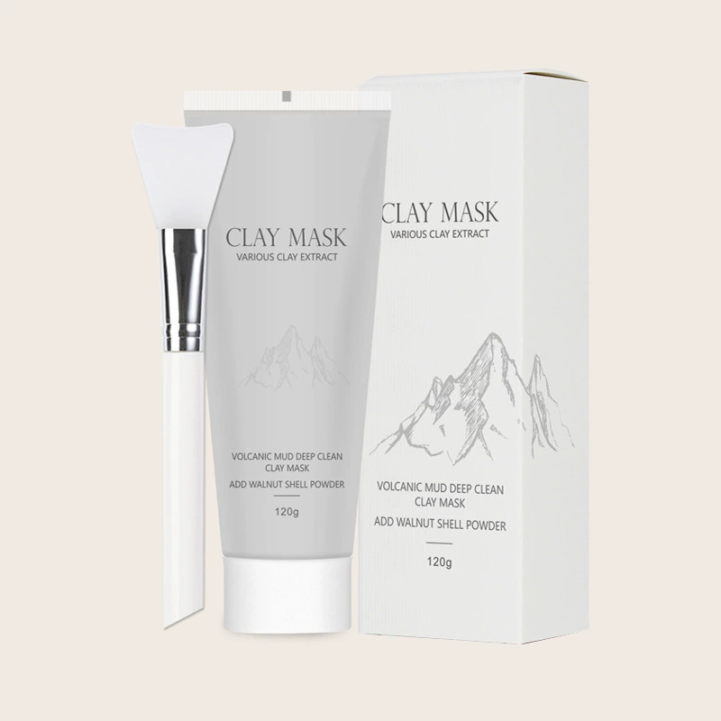 Mud Mask (KOEC) Volcanic Cleansing & Moisturizing, With Brush Options, Multi-Variant