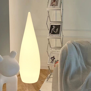Nordic Floor Lamp Trendy Ins Living Room Bedroom Bedside Atmosphere Smart Home Sofa Corner Study Water Drop Floor Lamp