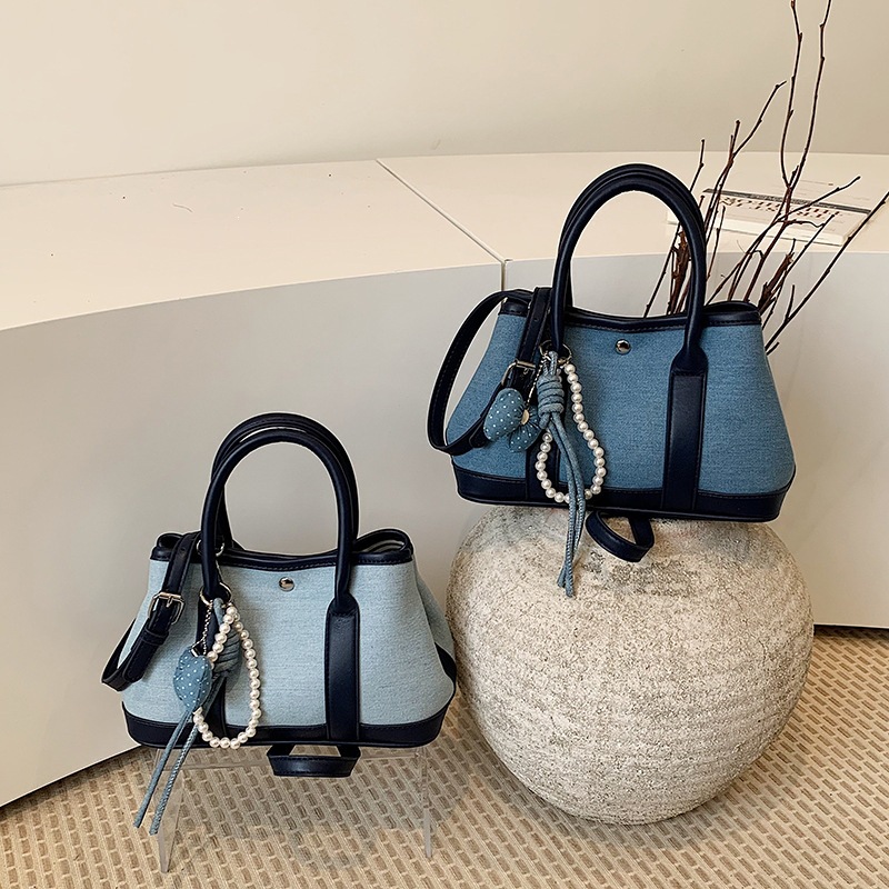 Handbag for Women, New Trendy Fashion, Stylish Casual Tote Bag, Korean Style, Versatile Shoulder Bucket Bag