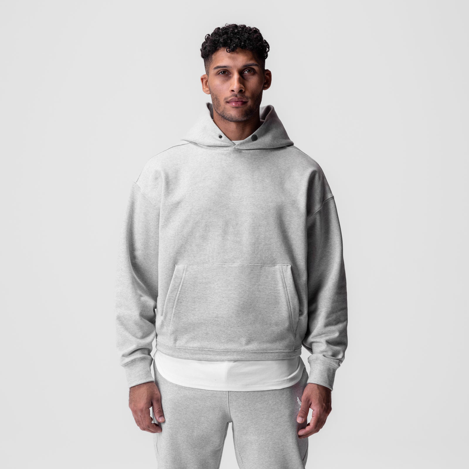 New heavy 320g American hooded sweater men's and women's loose sports hoodie solid color couple pullover top