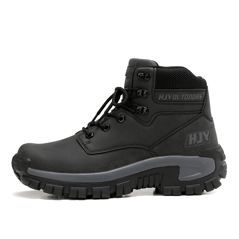 Zapatos de montaña al aire libre de explosión transfronteriza, zapatos de montaña antideslizantes y resistentes al desgaste de hombre, zapatos de montaña de crucero, amortiguación ligera e impermeable
