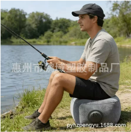 Camping Mat Outdoor Inflatable Mat Single-Person Inflatable Sofa Fishing Portable Lazy Seat Inflatable Cushion
