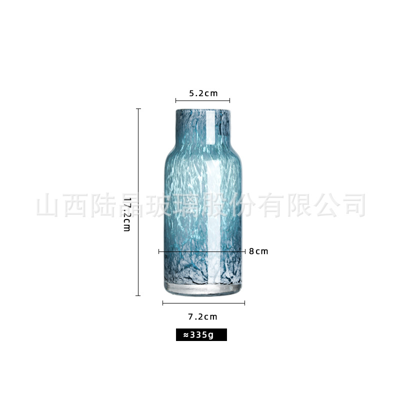 vasijas de cristal de semillas de color, muebles de cristal europeos, vasijas de vidrio hidropónicas, vasijas decorativas hechas a mano, vasijas decorativas