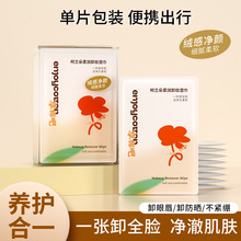 一次性卸妆湿巾卸妆巾独立包装深层清洁温和卸妆棉旅行装盒装20片