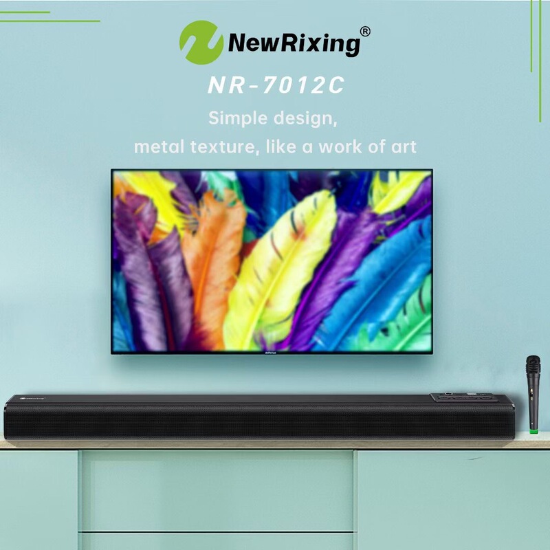 バー型エコー壁bluetoothスピーカーホームシアター壁壁掛け式テレビ長条音覇マイク付き|undefined