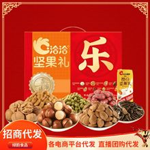 洽洽坚果 7+1种混合果干/坚果乳乐礼礼盒 春节年货炒货坚果大礼包