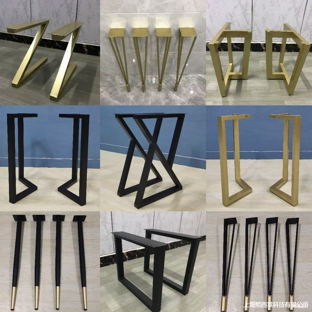 V-образные ножки стола, офисный стол, железные ножки стола, универсальный обеденный стол, кронштейн для столешницы, круглая рама из каменной плиты