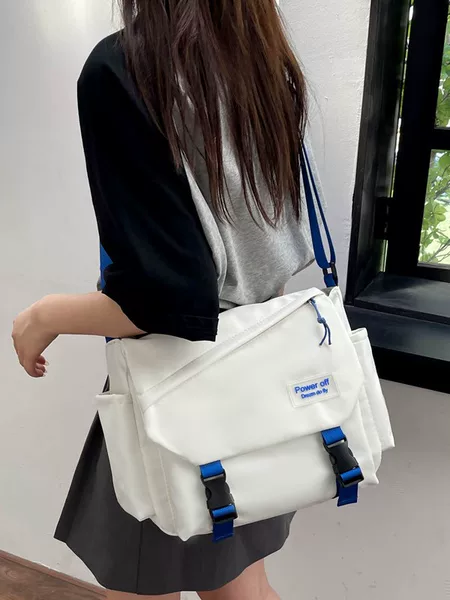 2025 New Crossbody Bag Men's Trendy Brand Japanese Style Casual Large Capacity Bag Men's Bag Sports Shoulder Bag Women