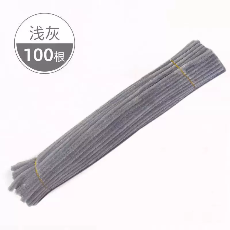Воротящиеся стержни (Changsheng) 30 см плюшевые проволочные палочки, набор 100 шт для рукоделия