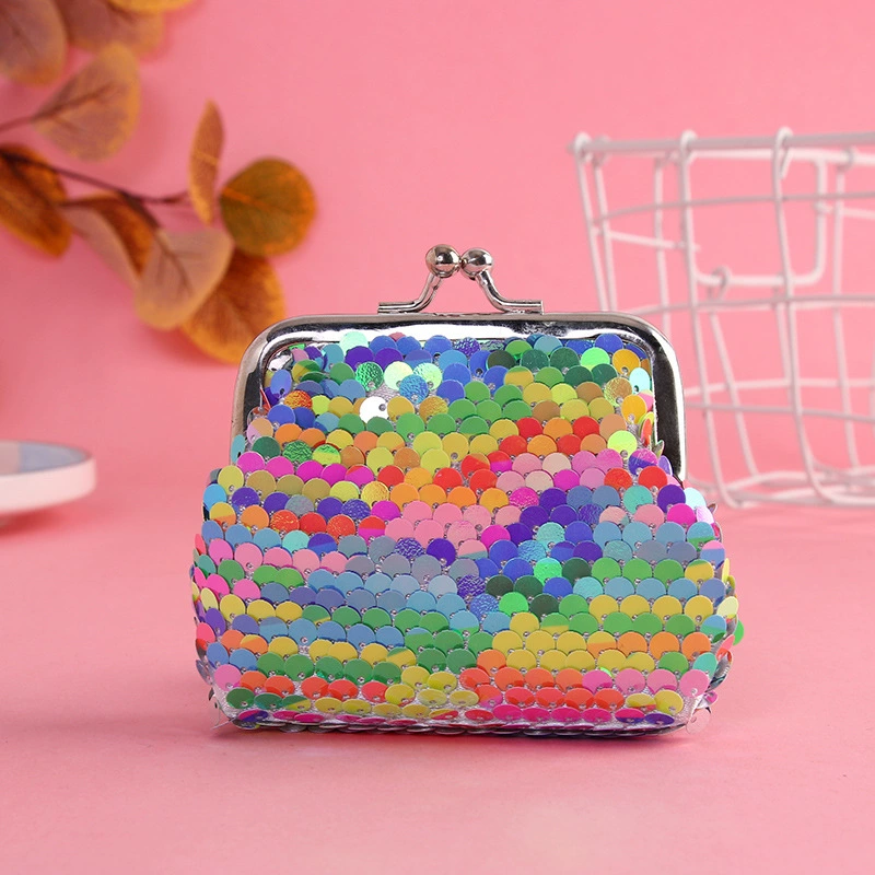 Двусторонние ногтевые sequins, кошелек, разноцветные монеты, новая коллекция, 3 дюйма