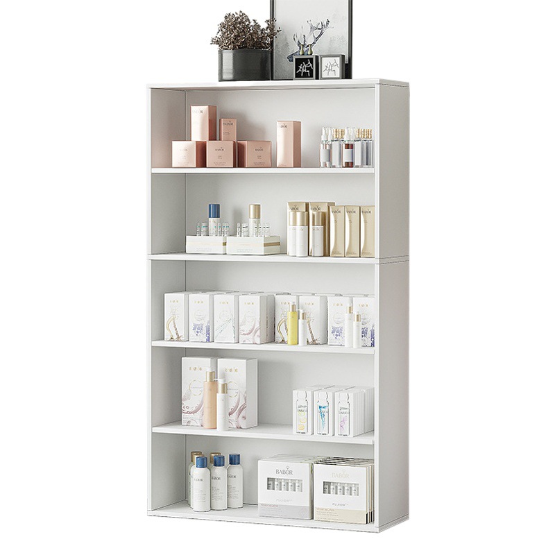 Cosméticos vitrina simple salón de belleza producto vitrina estante manicura peluquería vitrina materno e infantil tienda contenedor