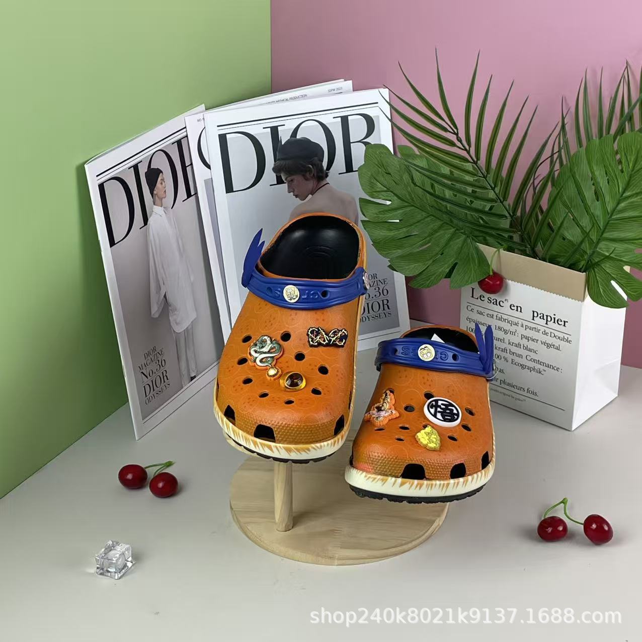 Nuevos zapatos Gokong para niños adultos sandalias para padres e hijos zapatillas al por mayor zapatillas de playa al aire libre serie de dibujos animados