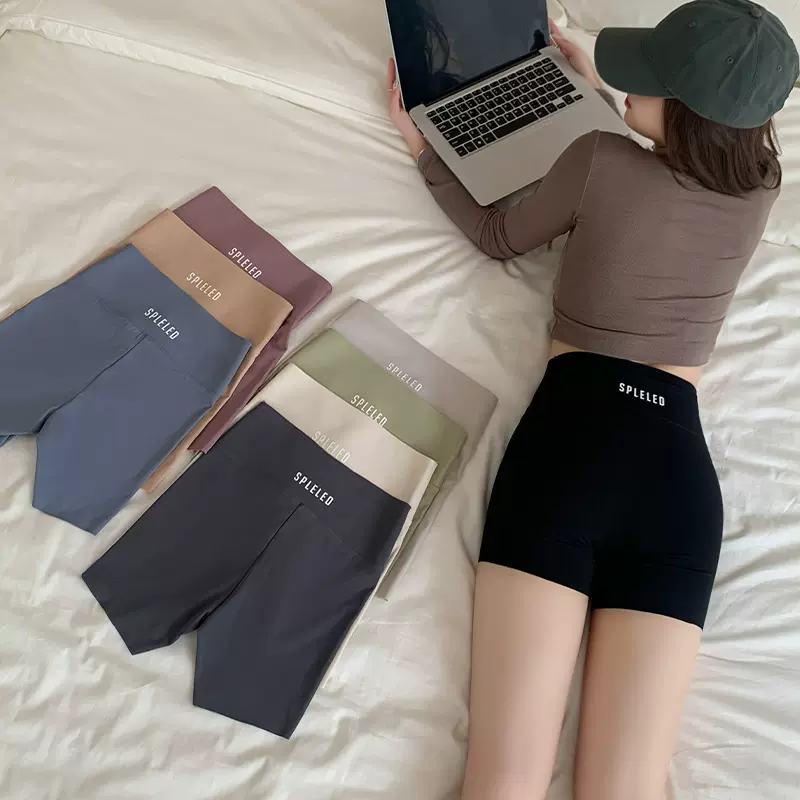 打底裤女薄款夏天鲨鱼裤可外穿防走光安全裤高腰大码收腹紧身短裤