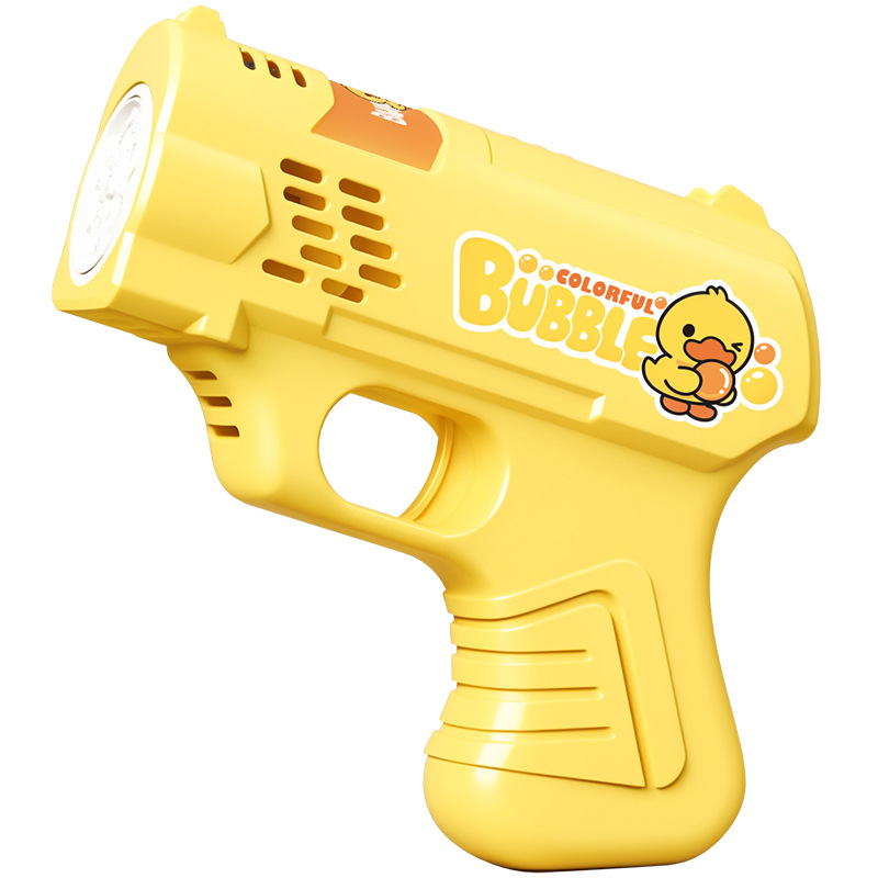 Cross-border 1911 pistola de burbujas para niños, pistola de acero pequeña, máquina de soplado de burbujas al aire libre automática eléctrica, juguete al por mayor