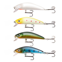 路亞餌 遠投型四色浮水響珠米諾硬餌7.6cm8g攻翹嘴鱸魚等垂釣漁具