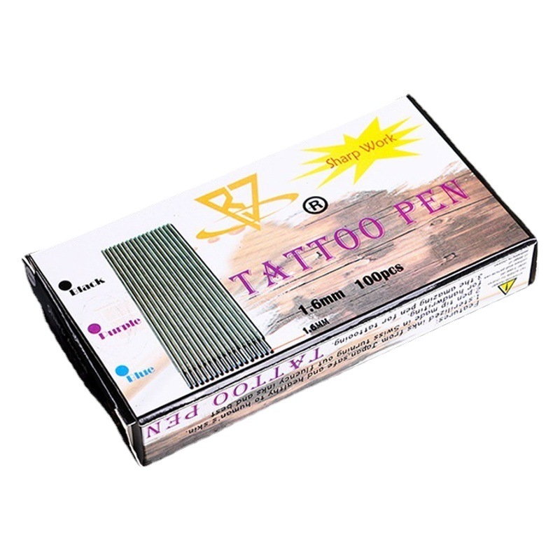 Liqi tatuaje equipo marcador pluma recarga no fácil de desvanecerse ceja tatuaje bordado aleación pluma Shell belleza maquillaje suministro transfronterizo