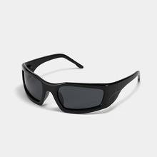 迅格眼镜2023新款方形偏光太阳镜男大框Y2K未来风个性墨镜女ins