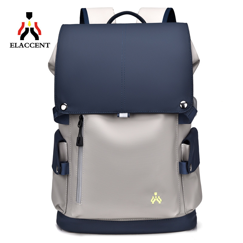 Men's Large-Capacity Backpack, Travel Casual, High-End Commuting Business Computer Bag, Oxford Cloth Waterproof Men's Backpack