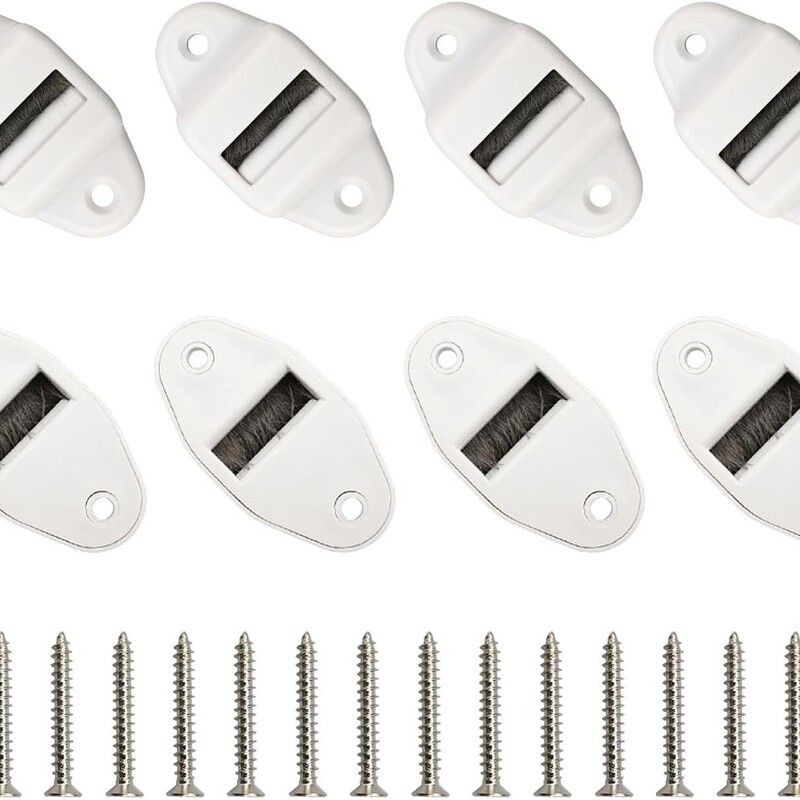 Roller Shutter Dust Removal Guide Rail Brush Head + Guide Roller 2/8/10 Pieces Dust-Proof Silent Automatic Door/Window Curtain Maintenance Parts Roller Shutter Dust Removal Guide Rail Brush Head + Guide Roller 2/8/10 Pieces Dust-Proof Silent Automatic Door/Window Curtain Maintenance Parts