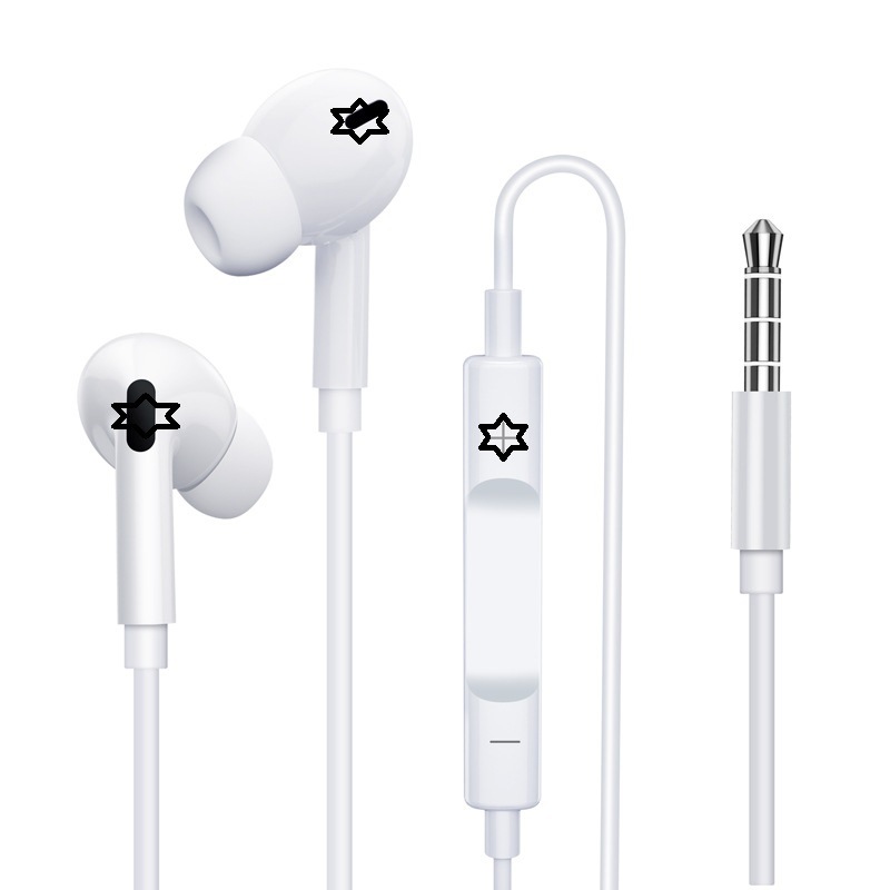 Aplicable a auriculares Bluetooth controlados por cable para iPhone Apple / Android / Huawei tipo de auriculares tipo-c en los oídos