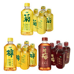 Yibao Zhiben 清潤レモンティー/菊茶ドリンク 450ml*4 ボトル フィルムパックドリンク 緑茶グループ常温|undefined