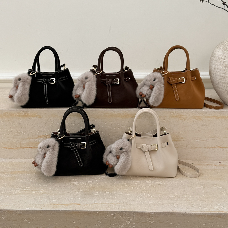 Borsa a secchiello vintage donna, borsa a tracolla elegante da lavoro_voghion.com