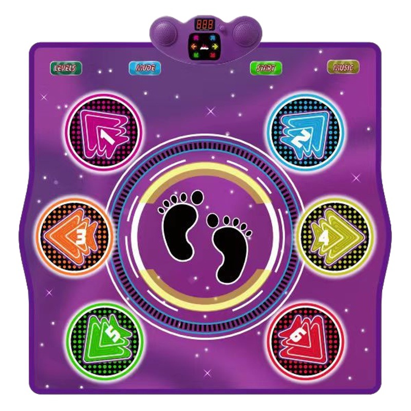 Manta de boxeo de música explosiva transfronteriza Manta de baile para niños de gran venta Manta de música para niños Bluetooth Manta de baile de pronunciación luminosa