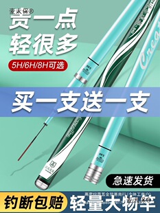 Wave Peak Leisure Fishing Rod Hand Rod Ultra-Light Ultra-Hard Hand Rod Carbon Fishing Rod 19-Tone 28-Tone Big Fish Rod Zhengmai Taibo