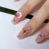 Metal accessory for manicure, materials set, nail decoration, Sailor Moon, internet celebrity