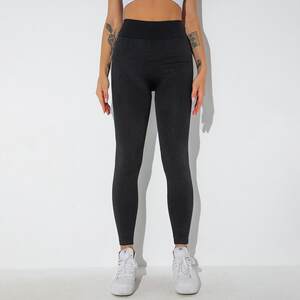 product - wholesale High Waist Print Outerwear Leggings Women Outdoor Running Fitness Sports Yoga Pants - 10