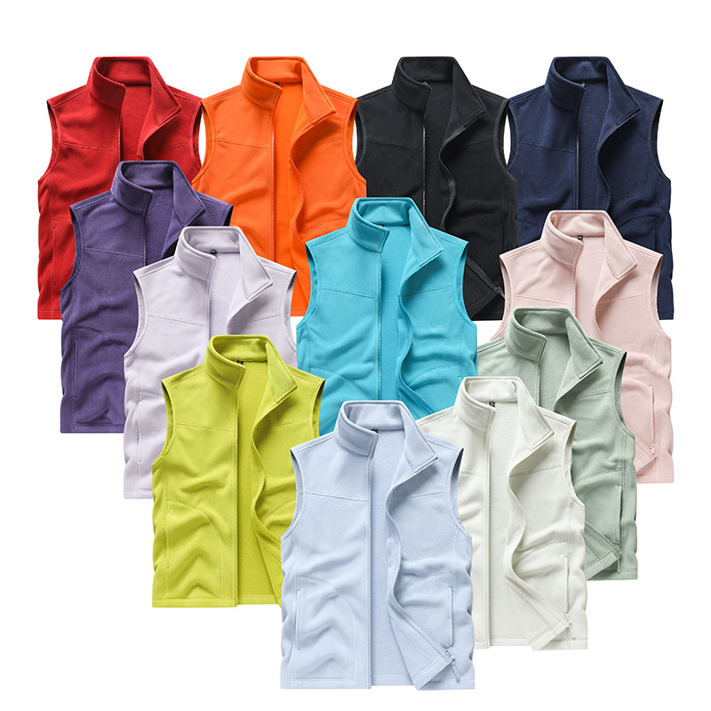 2026 Autumn/Winter New Outdoor Fleece Vest for Men, Women's Thickened Fleece Waistcoat, Inner Layer for Jackets, Cardigan