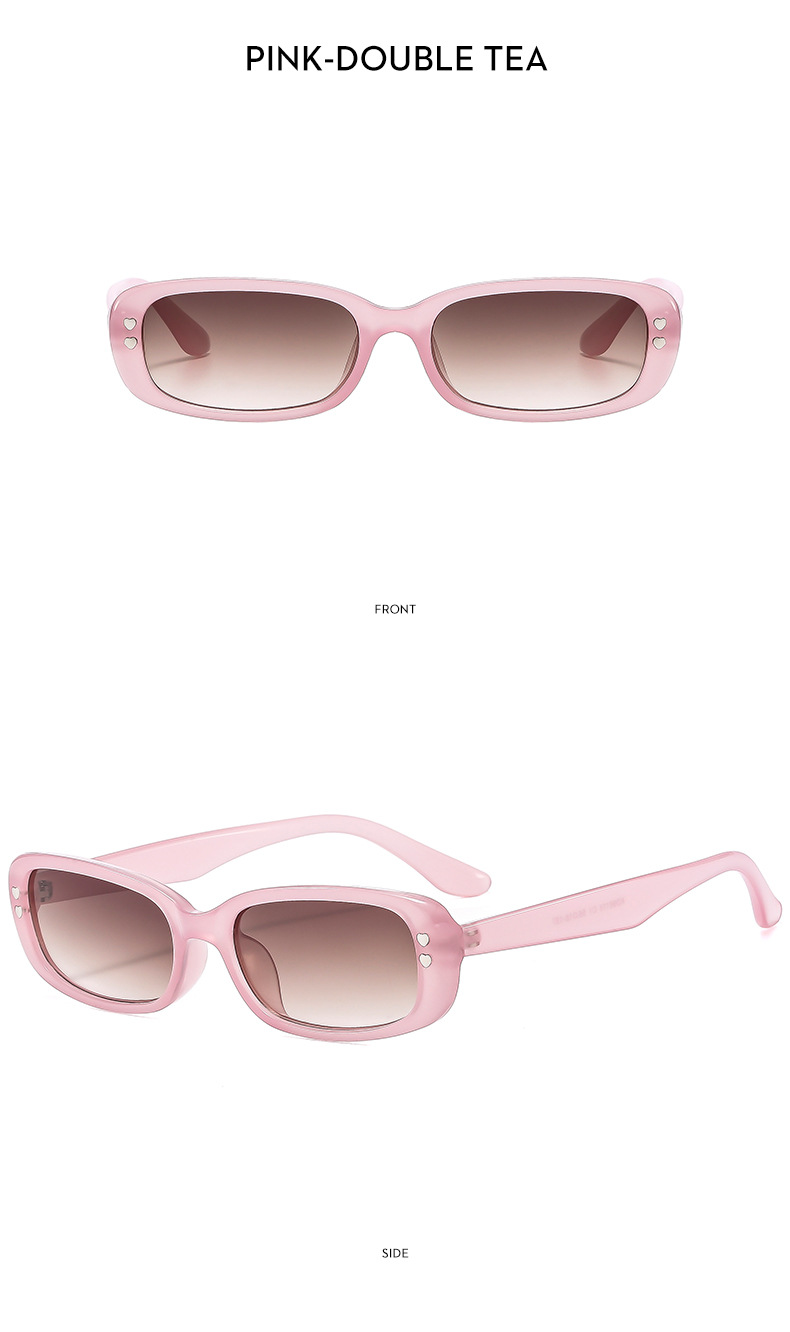 40g Weight Full Frame Glasses Structure Sunglasses Classification PC, UV400 Protection Lens Material Square Glasses Style Travel, Shopping Occasion Solid Color Pattern All Seasons Season Women's Gender Simple Style, Classic Style Style Simple Style Classic Style Solid Color PC UV400 Protection Square Full Frame Women's Sunglasses 17
