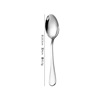 Tableware stainless steel, spoon with laser, increased thickness