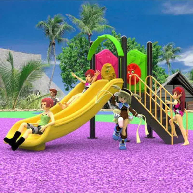 children combination Slide Recreation Facility indoor outdoor Bodybuilding square kindergarten School Park Playground