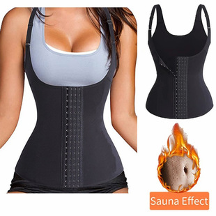 Amazon Women's corset four breasted shoulder strap adjustable sling belly contracting waist slimming workout clothes corset