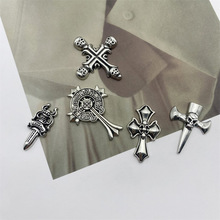 复古巴洛克十字架合金配件手工发夹发饰DIY手机壳包包装饰材料