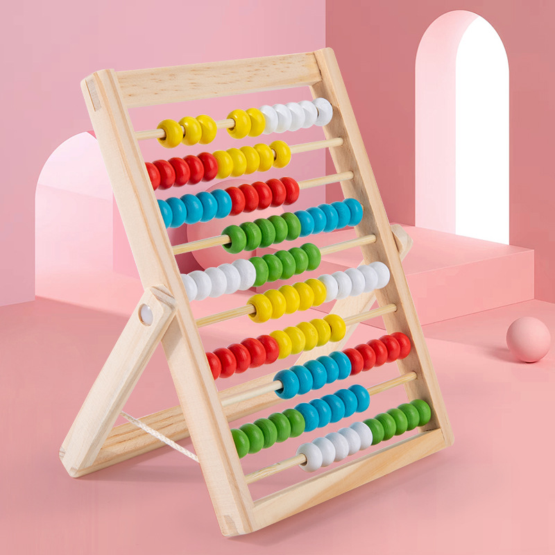 Rack de cálculo jardín de infantes estudiante de escuela primaria matemáticas aritmética palo niños Ábaco adición y resta aritmética educación temprana material didáctico