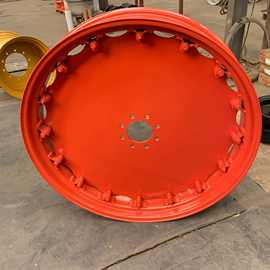 工厂生产定制改装农业拖拉机44英寸钢圈适配轮胎9.5-44可安装轮胎
