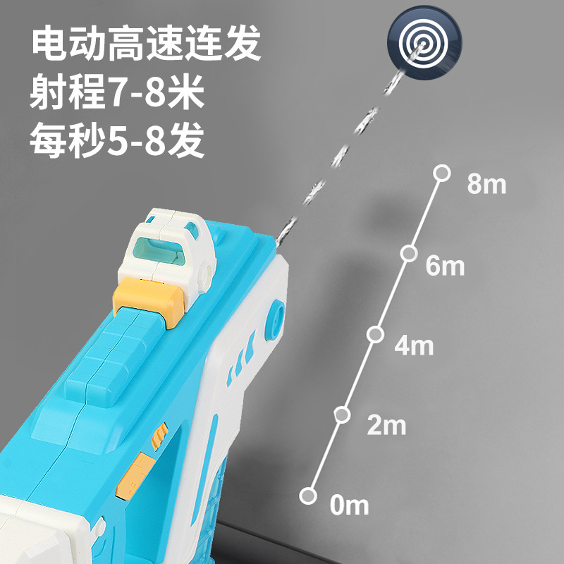 Pistola de agua de pulso eléctrico UZI juguetes de agua infantiles pulverización de agua fuerte automática pistola de agua de alta presión por mayor
