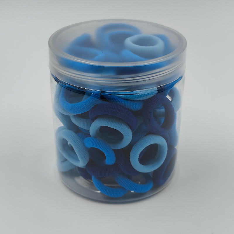 Fábrica directa enlatada de alta elasticidad no daña cabello de cabello de chicas anillo de toalla simple banda de goma cabello de cabello anillo de cabello de bebé