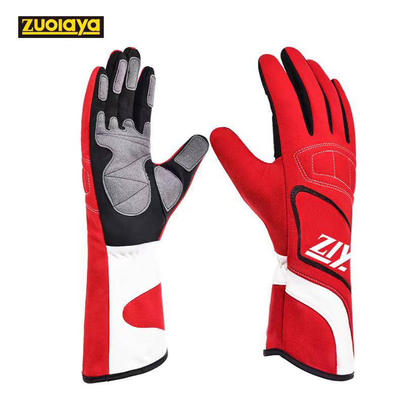 Outdoor Kart Racing Gloves Sports Non-Slip Shock-Absorbing Kart Gloves Off-Road Equipment Long Finger Gloves Breathable