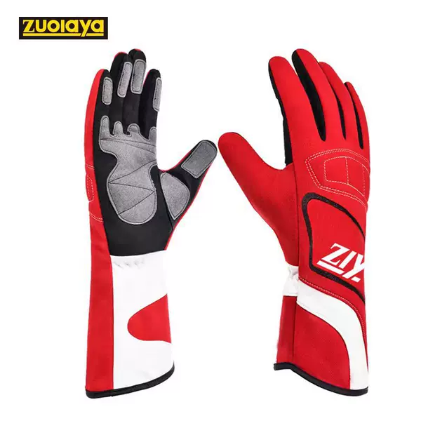 Outdoor Kart Racing Gloves Sports Non-Slip Shock-Absorbing Kart Gloves Off-Road Equipment Long Finger Gloves Breathable