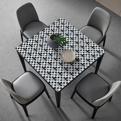 廠家代發馬賽克黑白自粘牆貼 廚房浴室吧檯DIY創意花磚貼防水貼紙