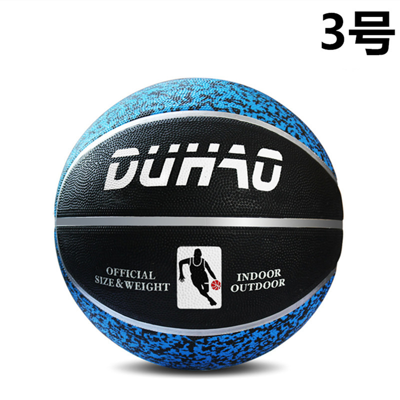 DH # 3 Camuflaje Bola de goma azul y negro
