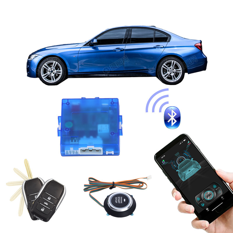 Car one-button start modification universal keyless entry system remote ignition preheating refrigeration anti-theft 12V Car one-button start modification universal keyless entry system remote ignition preheating refrigeration anti-theft 12V