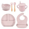 Y26 Smile Face Date+Silicone Bowl+Deldoor Pocket+Woodpower Spoon Parceline+Plant Cup