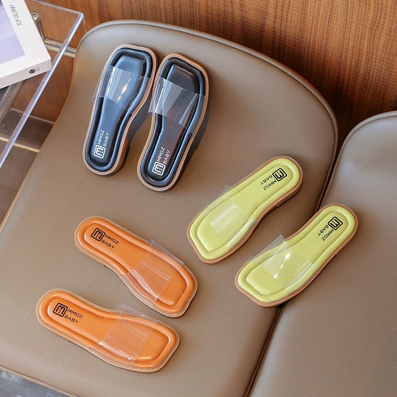 Детские тапочки 2025 лето корейская версия конфеты для девочек