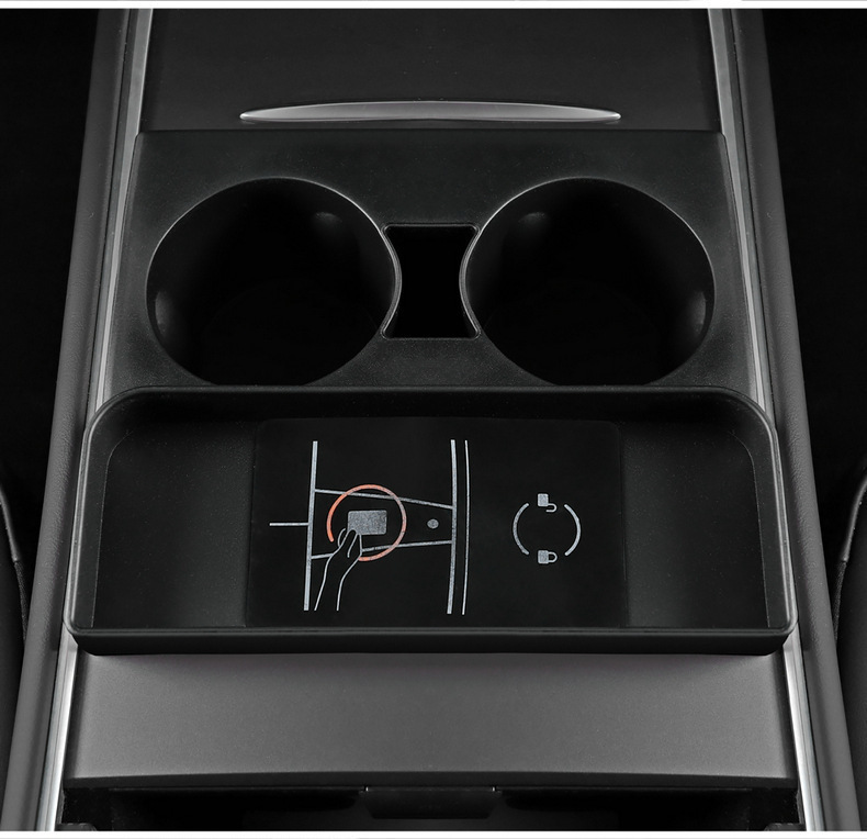 Tesla modelY/3 central control cup stopper special cup cover silicone pad cup holder car storage box